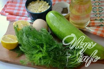 Hogyan megsütjük egy serpenyőben squash recept fotó (körök) Hogyan megsütjük egy serpenyőben squash recept egy fotó