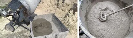Hogyan készítsünk betonkeverék összetétele és aránya kézzel, dagasztás megoldás