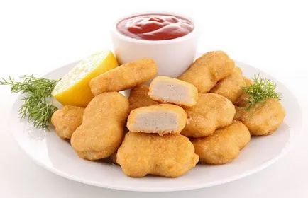 Főzni csirkefalatok otthon