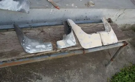 Hogyan készítsünk egy autó sárvédőelemet