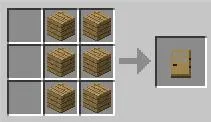 Hogyan készítsünk egy ajtó maynkraft (minecraft)