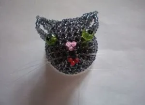 Hogyan készítsünk Gyöngyös cat (gyöngy) Hogyan készítsünk gyöngyös macska