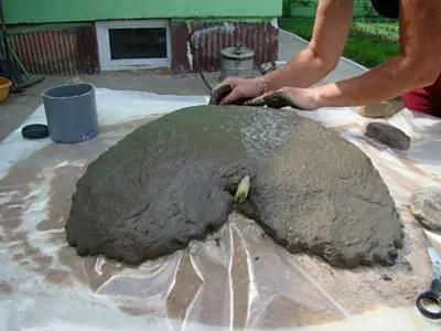 Hogyan készítsünk egy teknős saját kezűleg Kerti cement (beton) (teknős) Hogyan készítsünk egy teknős saját kezűleg Kerti cement (beton)