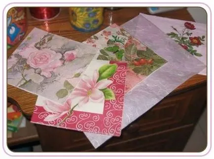 Hogyan tegyük Decoupage kártya és törölje a kezüket - quaer (szövet) Hogyan tegyük Decoupage kártya és törölje a kezüket - quaer