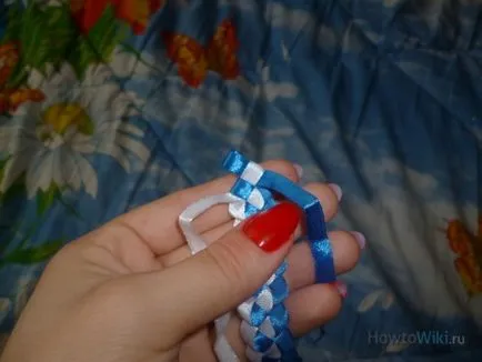 Hogyan készítsünk egy karkötőt a kezüket (a szalagok) 7 lépésben (képek és videó)