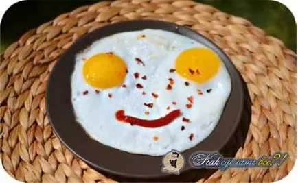Hogyan készítsünk rántottát recept egy fotó