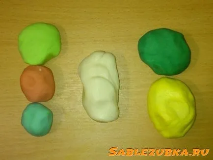 Hogyan készítsünk színes só tészta (a gyermek) Hogyan készítsünk színes só tészta