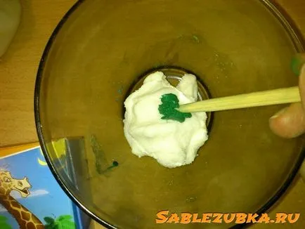 Hogyan készítsünk színes só tészta (modellezés) Hogyan készítsünk színes só tészta