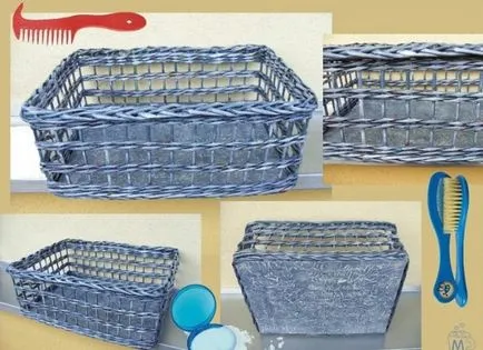 Hogyan szőni kosarat újság csövek, fotó, videó (csövek) Hogyan szőni kosarat újság csövek, fotó, videó