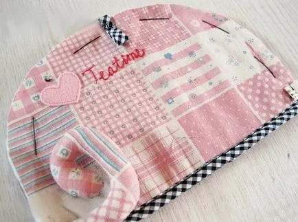 Hogyan kell varrni a fűtés pad a kanna (minta)