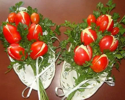 Hogyan lehet díszíteni saláták szép, hazafelé (hogyan díszítik saláta) Hogyan lehet díszíteni saláták szép, hazafelé