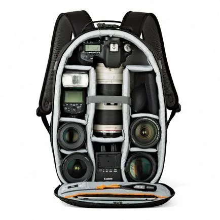Hogyan válasszuk ki a táskát fotófelszereléshez (hátizsák Lowepro Fastpack) Hogyan válasszuk ki a táskát fotófelszereléshez