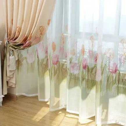 Hogyan válasszuk ki és tüll függöny egy lakásban, választott a, fotó, videó