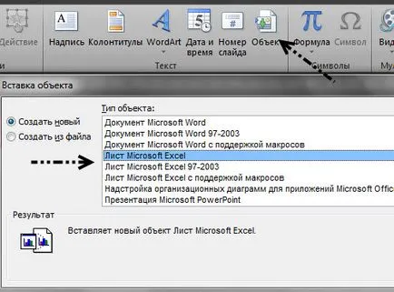 Hogyan lehet behelyezni egy asztalon egy PowerPoint prezentáció