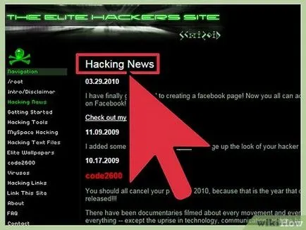 Hogyan lehet feltörni egy weboldal