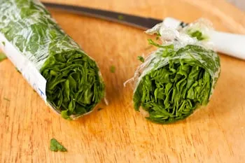 Hogyan befagyasztására spenót - lépésről lépésre recept fotók