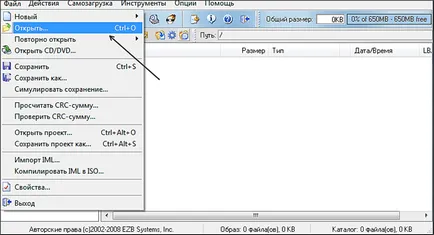 Hogyan éget a kép Windows 7 USB flash drive through UltraISO