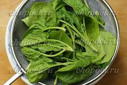 Hogyan befagyasztja a téli spenót - három módszer a fagyasztás, a recept egy fotót