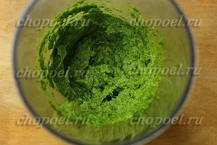 Hogyan befagyasztja a téli spenót - három módszer a fagyasztás, a recept egy fotót