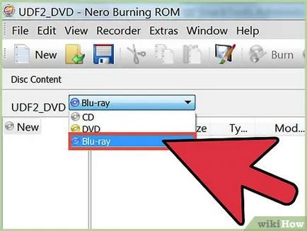 Hogyan éget egy kétrétegű DVD nero StartSmart