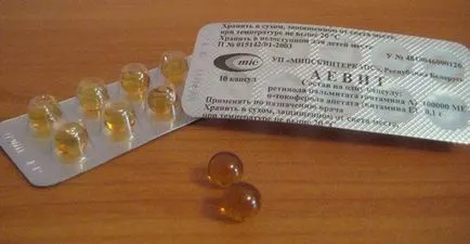 Aevitum kapszulák, amelyek elfogadják, használati utasítás