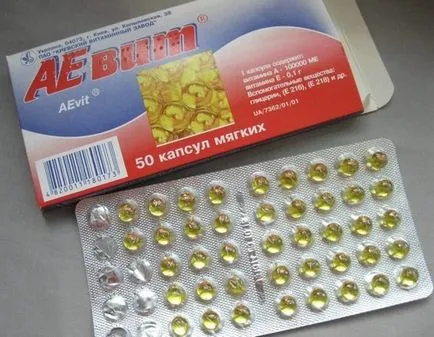 Aevitum kapszulák, amelyek elfogadják, használati utasítás