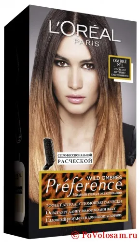 Hajfesték L'Oreal Ombre színpaletta (Ombre) Hajfesték L'Oreal Ombre színpaletta
