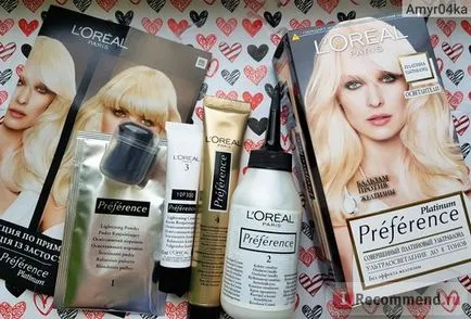 hajfesték loreal paris előnyben platina - «kiváló eredményeket rövid idő alatt