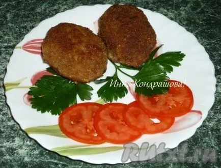Pogácsákat a darált hús és a sajt - egy recept fotó (sajt) Pogácsákat a darált hús és a sajt - a recept egy fotó
