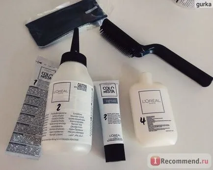 hajfesték L'Oréal colorista ombre - «könnyedén frissíteni a képet ombre vagy