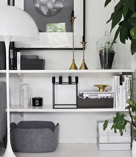 Gyönyörű design rack vagy a polcon alapelveket példák (kialakítás) Gyönyörű design az állvány vagy polc alapelvek példákkal