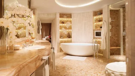Gyönyörű fürdőszoba legjobb fotó design, stílus, ötletek (43 fotó)