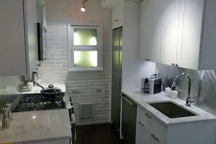 Hová tegye a hűtőbe egy kis vagy nagy, modern konyha