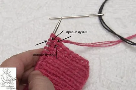 Kerek él vagy milyen szép szoros hurok a tű