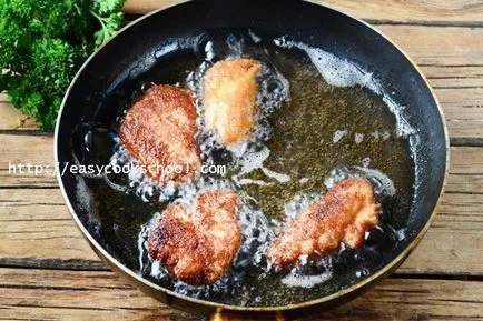 Csirkefalatok otthon recept fotó, egyszerű receptek