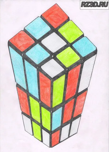 Rubik-kocka 3D