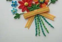 Quilling virágok, hogyan lehet a technika workshop mimóza, margaréták csokor lépésről lépésre, levél kötet