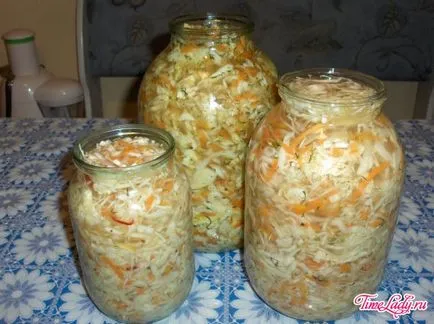 Savanyúkáposzta recept fényképpel (bors) Savanyúkáposzta recept egy fotó
