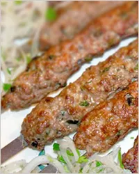 Kebab a grill - kebab recept