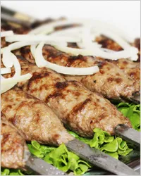 Kebab a grill - kebab recept