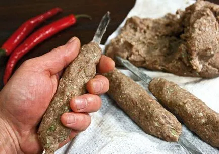 Kebab a grill otthon receptek képekkel (Lula kebab a grill) Kebab a grill otthon receptek fotókkal