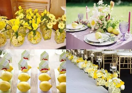 Lemon esküvői fotók és tervezési ötletek esküvő citrom szín