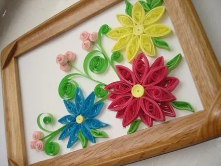 Mesterkurzus virágok Quilling technikák kezdőknek fotók és videó