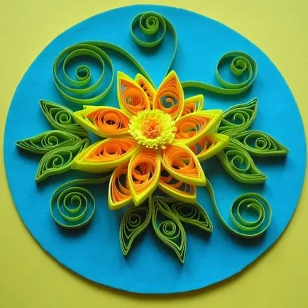 Mesterkurzus virágok Quilling technikák kezdőknek fotók és videó