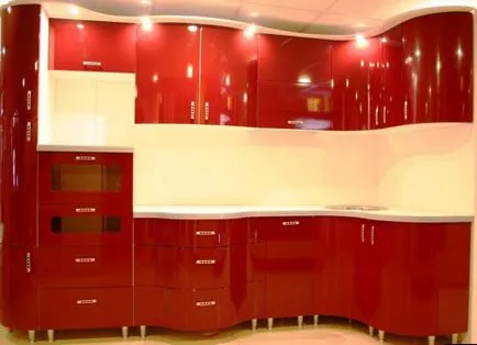 Bútor homlokzatok MDF - PVC fólia, festett, keret