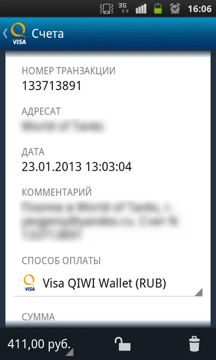 Mobiltárca Qiwi - kiwi tárca a telefonban, telepítése, használata