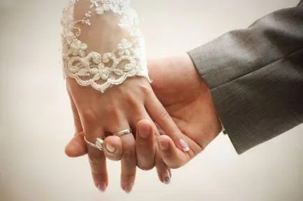Viselhetek gyűrűt, hogy az esküvő, jelek, amelyeken az ujj rajta (akár rajta a jegygyűrűjét, és amely a nemzeti jelek és gyakorlatok kapcsolódó jegygyűrű) Lehet viselni a gyűrűt az esküvő előtt, a jelek, amelyek ujj viselet