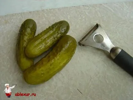 Zöldség faragás - alapanyagok és módok, rozetta uborka