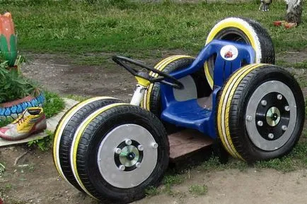 Új élet a régi gumik 74 diy-ötletek