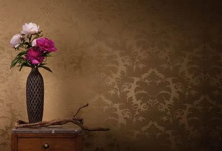 Wallpaper szitanyomat a belső - hol és hogyan kell alkalmazni a ragasztó